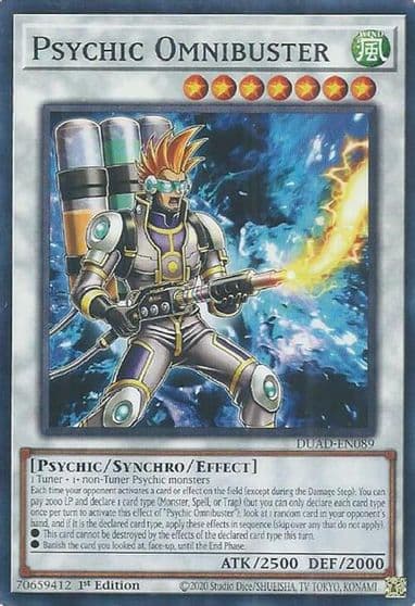 Psychic Omnibuster Duelist's Advance Yu-Gi-Oh! card