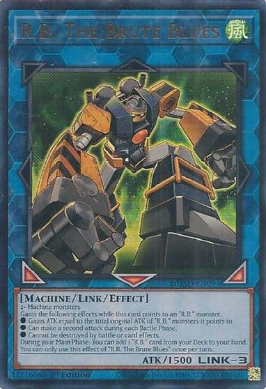 RB The Brute Blues Duelist's Advance Yu-Gi-Oh! card