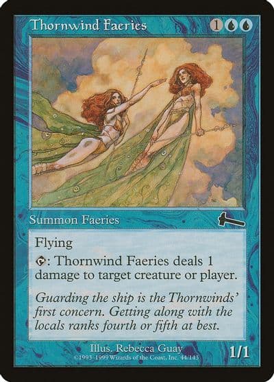 Thornwind Faeries Urza's Legacy Magic card