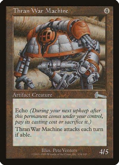 Thran War Machine Urza's Legacy Magic card
