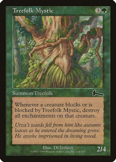 Treefolk Mystic Urza's Legacy Magic card