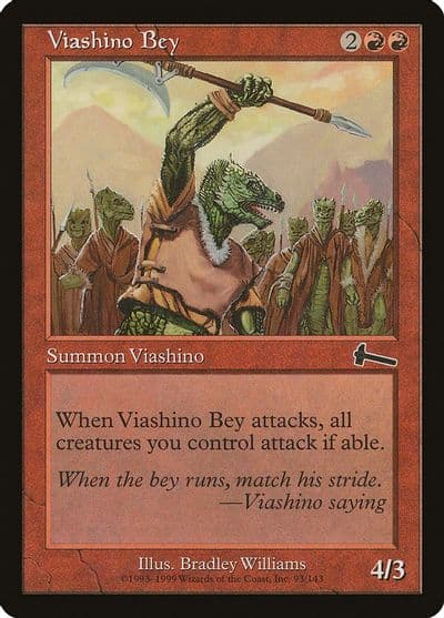 Viashino Bey Urza's Legacy Magic card