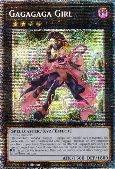 Gagagaga Girl Starlight Rare Duelist's Advance Yu-Gi-Oh! card