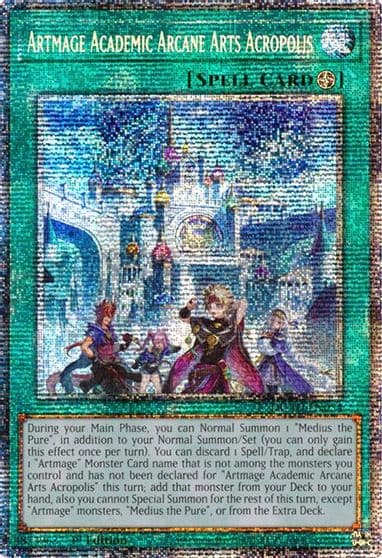 Artmage Academic Arcane Arts Acropolis Starlight Rare Duelist's Advance Yu-Gi-Oh! card