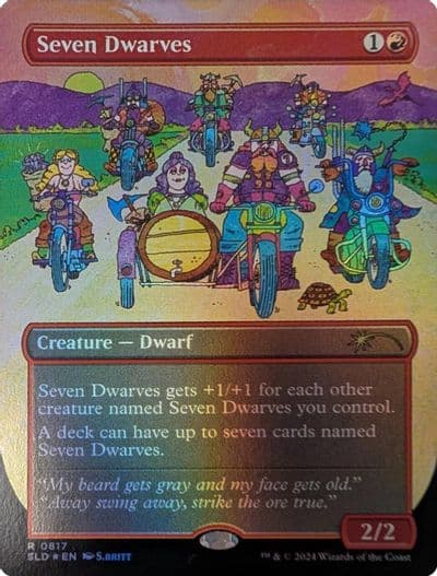 Seven Dwarves 0817 Secret Lair Drop Series Magic card