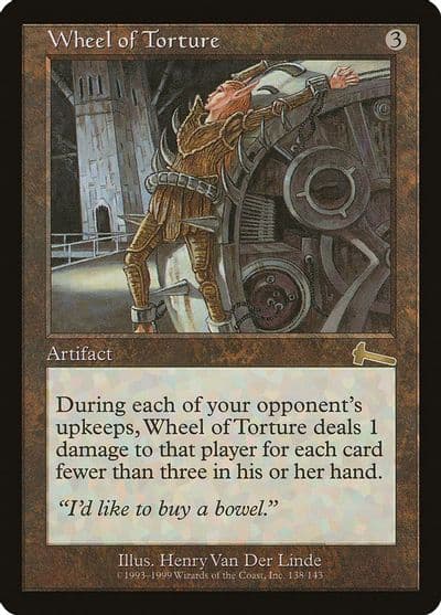 Wheel of Torture Urza's Legacy Magic card