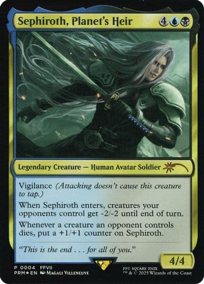Sephiroth Planets Heir Costco Bundle Unique and Miscellaneous Promos Magic card
