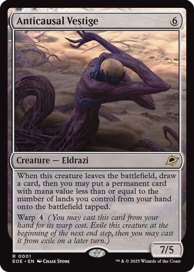 Anticausal Vestige Edge of Eternities Magic card