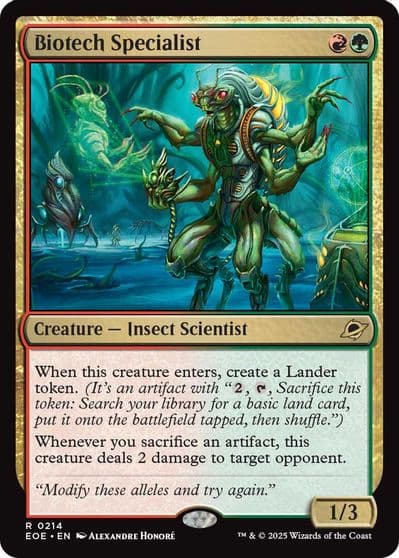 Biotech Specialist Edge of Eternities Magic card