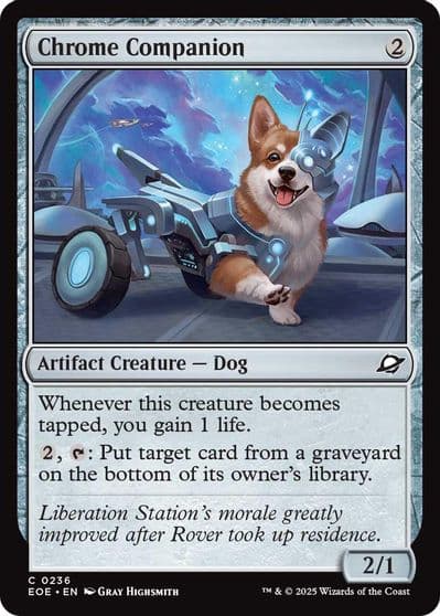 Chrome Companion Edge of Eternities Magic card