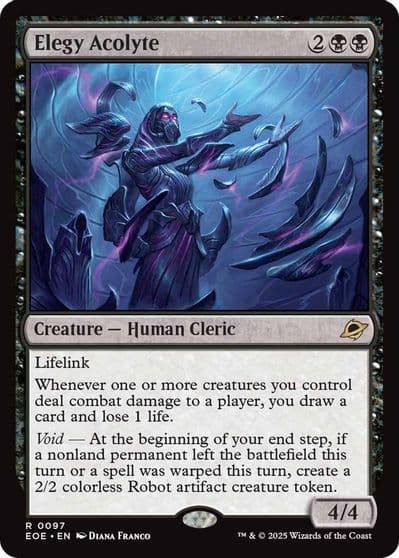 Elegy Acolyte Edge of Eternities Magic card