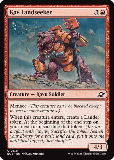Kav Landseeker Edge of Eternities Magic card