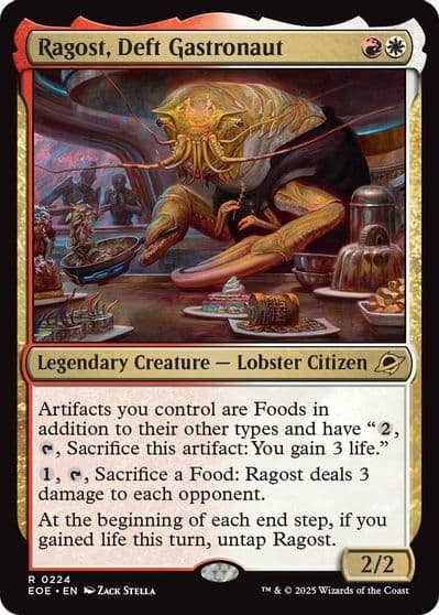 Ragost Deft Gastronaut Edge of Eternities Magic card