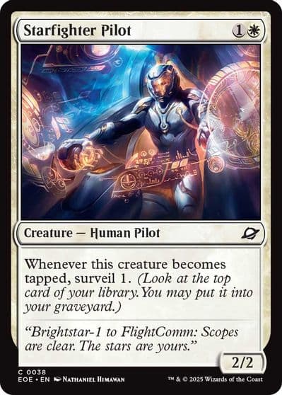 Starfighter Pilot Edge of Eternities Magic card