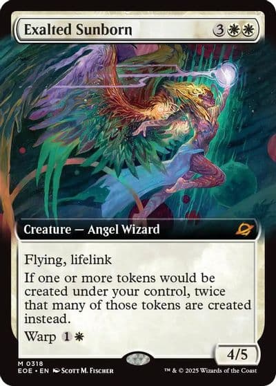 Exalted Sunborn Extended Art Edge of Eternities Magic card