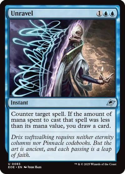 Unravel Edge of Eternities Magic card