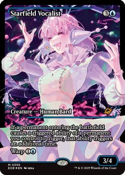 Starfield Vocalist Showcase Edge of Eternities Magic card