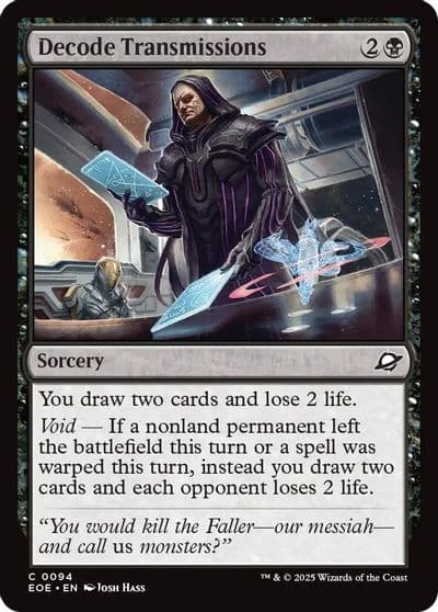 Decode Transmissions Edge of Eternities Magic card