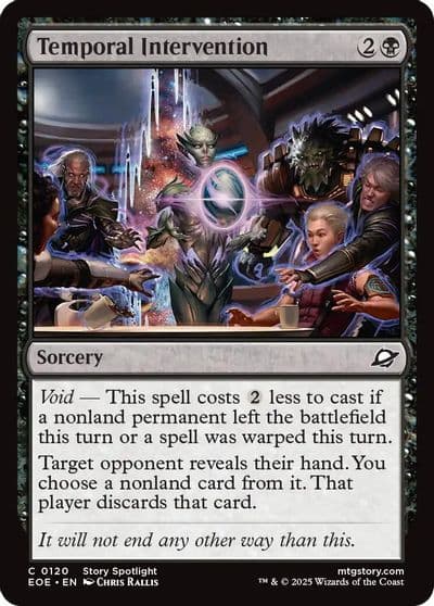 Temporal Intervention Edge of Eternities Magic card