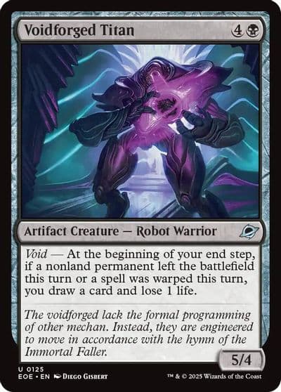 Voidforged Titan Edge of Eternities Magic card