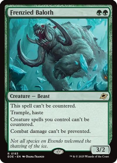 Frenzied Baloth Edge of Eternities Magic card