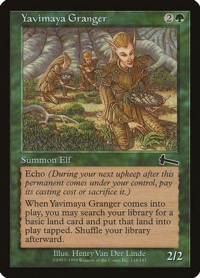 Yavimaya Granger Urza's Legacy Magic card
