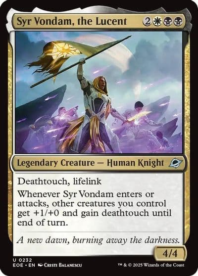 Syr Vondam the Lucent Edge of Eternities Magic card