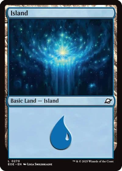 Island 0270 Edge of Eternities Magic card