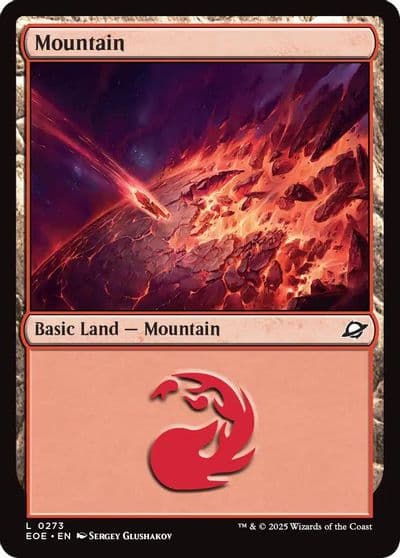 Mountain 0273 Edge of Eternities Magic card