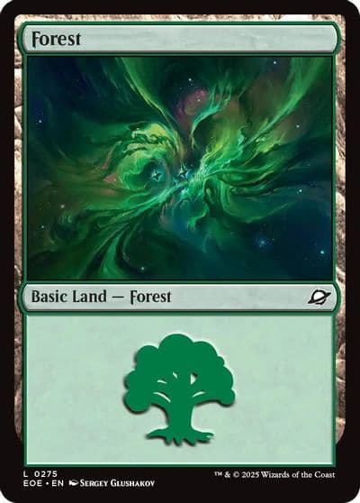 Forest 0275 Edge of Eternities Magic card