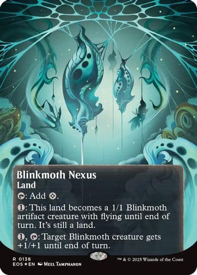 Blinkmoth Nexus 0138 Borderless Galaxy Foil Edge of Eternities: Stellar Sights Magic card