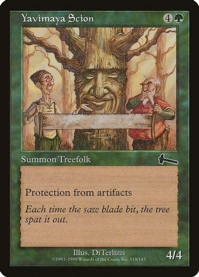 Yavimaya Scion Urza's Legacy Magic card