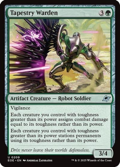 Tapestry Warden Edge of Eternities Magic card
