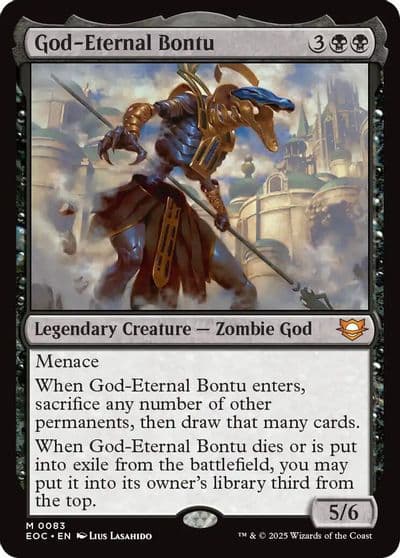 God Eternal Bontu Commander: Edge of Eternities Magic card