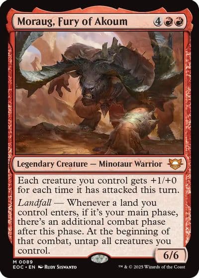 Moraug Fury of Akoum Commander: Edge of Eternities Magic card