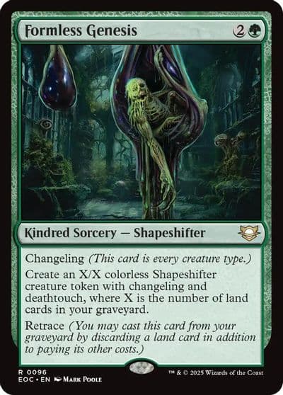 Formless Genesis Commander: Edge of Eternities Magic card