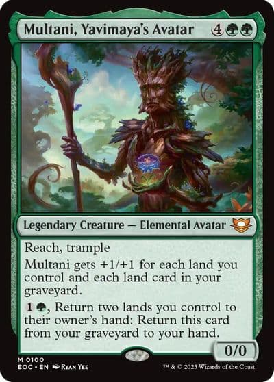 Multani Yavimayas Avatar Commander: Edge of Eternities Magic card