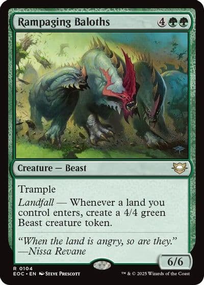 Rampaging Baloths Commander: Edge of Eternities Magic card