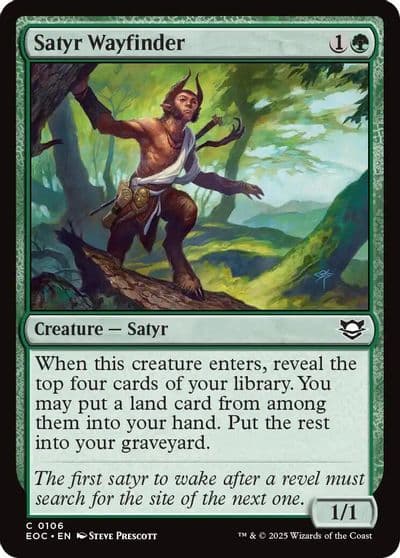 Satyr Wayfinder Commander: Edge of Eternities Magic card
