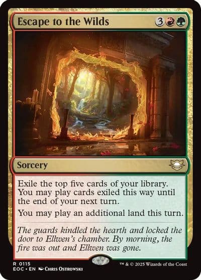 Escape to the Wilds Commander: Edge of Eternities Magic card