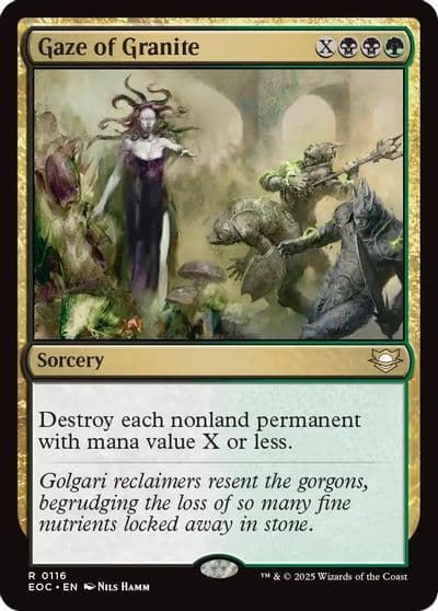 Gaze of Granite Commander: Edge of Eternities Magic card