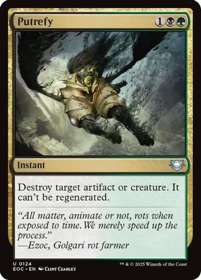 Putrefy Commander: Edge of Eternities Magic card