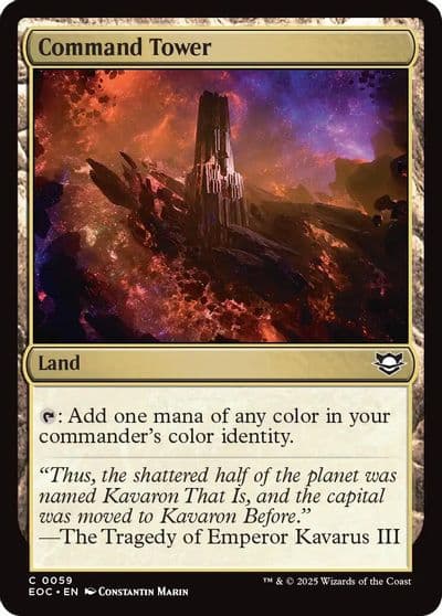 Command Tower Commander: Edge of Eternities Magic card