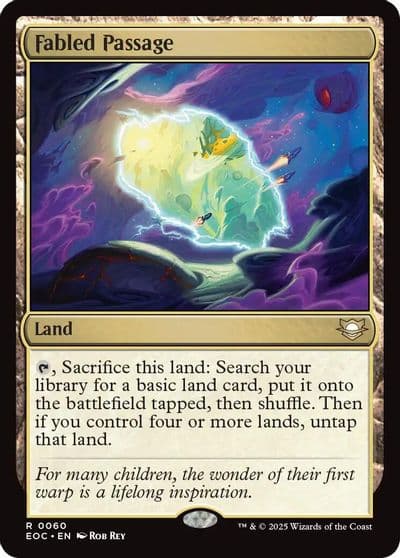 Fabled Passage Commander: Edge of Eternities Magic card
