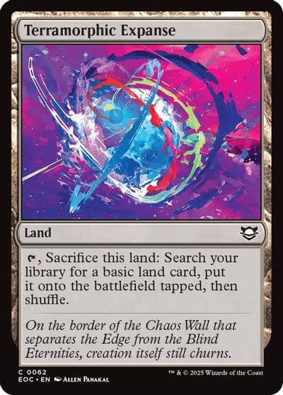 Terramorphic Expanse Commander: Edge of Eternities Magic card