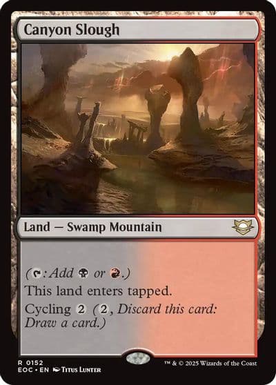 Canyon Slough Commander: Edge of Eternities Magic card