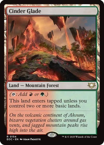 Cinder Glade Commander: Edge of Eternities Magic card