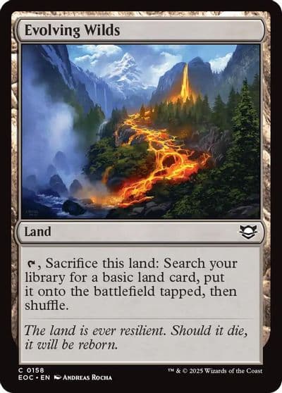 Evolving Wilds Commander: Edge of Eternities Magic card