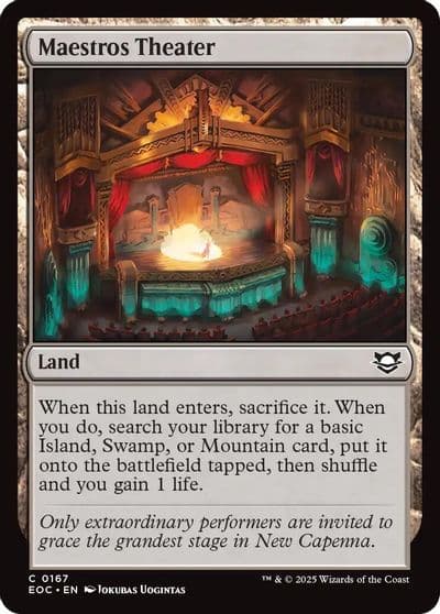 Maestros Theater Commander: Edge of Eternities Magic card