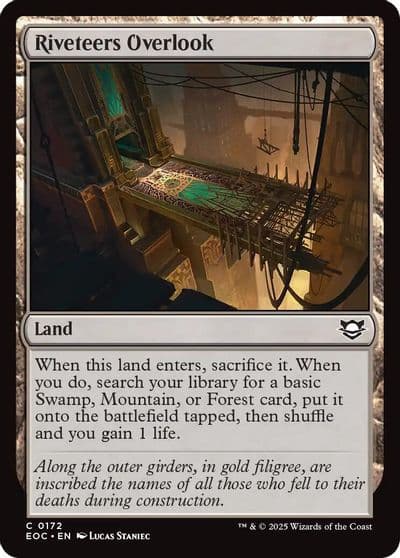 Riveteers Overlook Commander: Edge of Eternities Magic card
